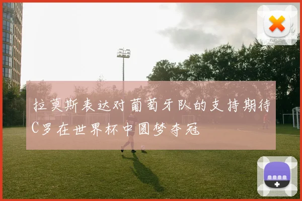 拉莫斯表达对葡萄牙队的支持期待C罗在世界杯中圆梦夺冠